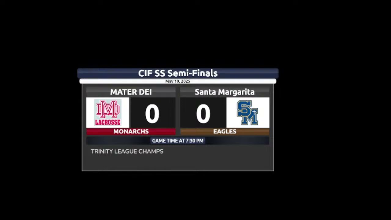 Mater Dei Varsity vs Santa Margarita CIF-SS Semi-Finals