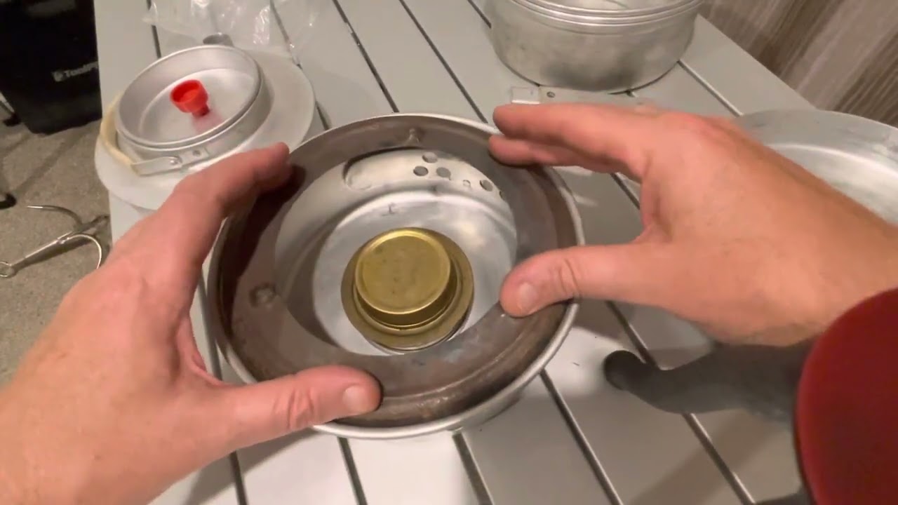 Wisla 22 vintage alcohol stove, spirit burner kit from Poland