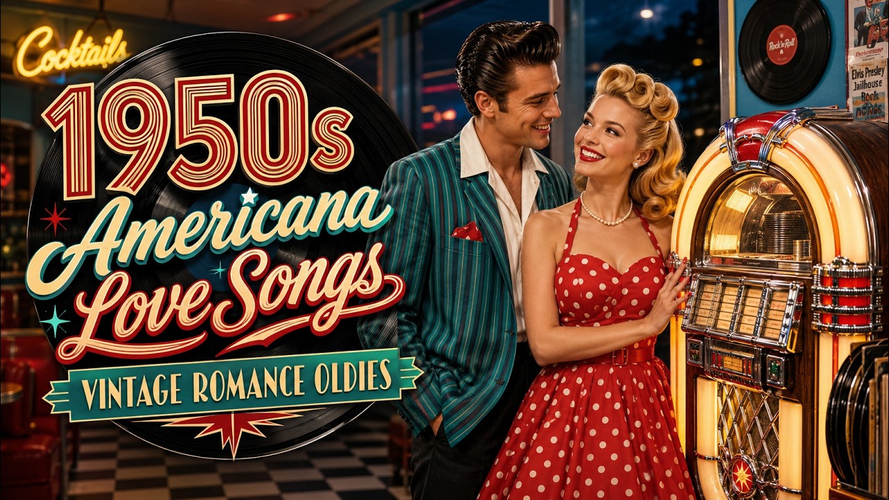 Vintage 1950s Americana Playlist with Romantic Oldies, Doo Wop, and Golden Jukebox Hits