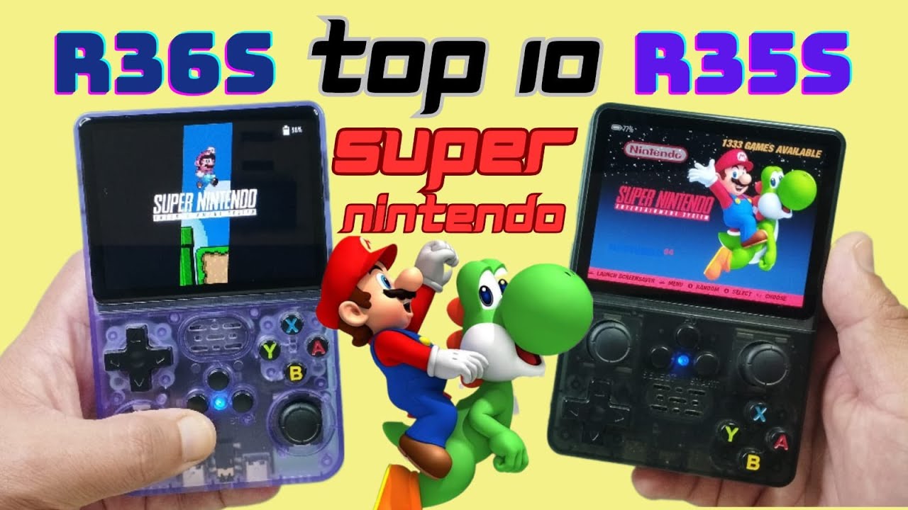 R36S R35S 10 Jogos De Super Nintendo Snes Para Jogar Nestes Portáteis Incríveis