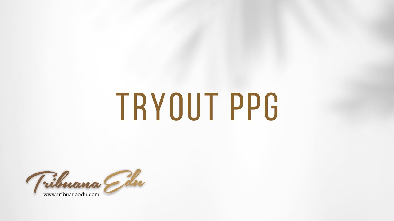 TRYOUT PPG 2023