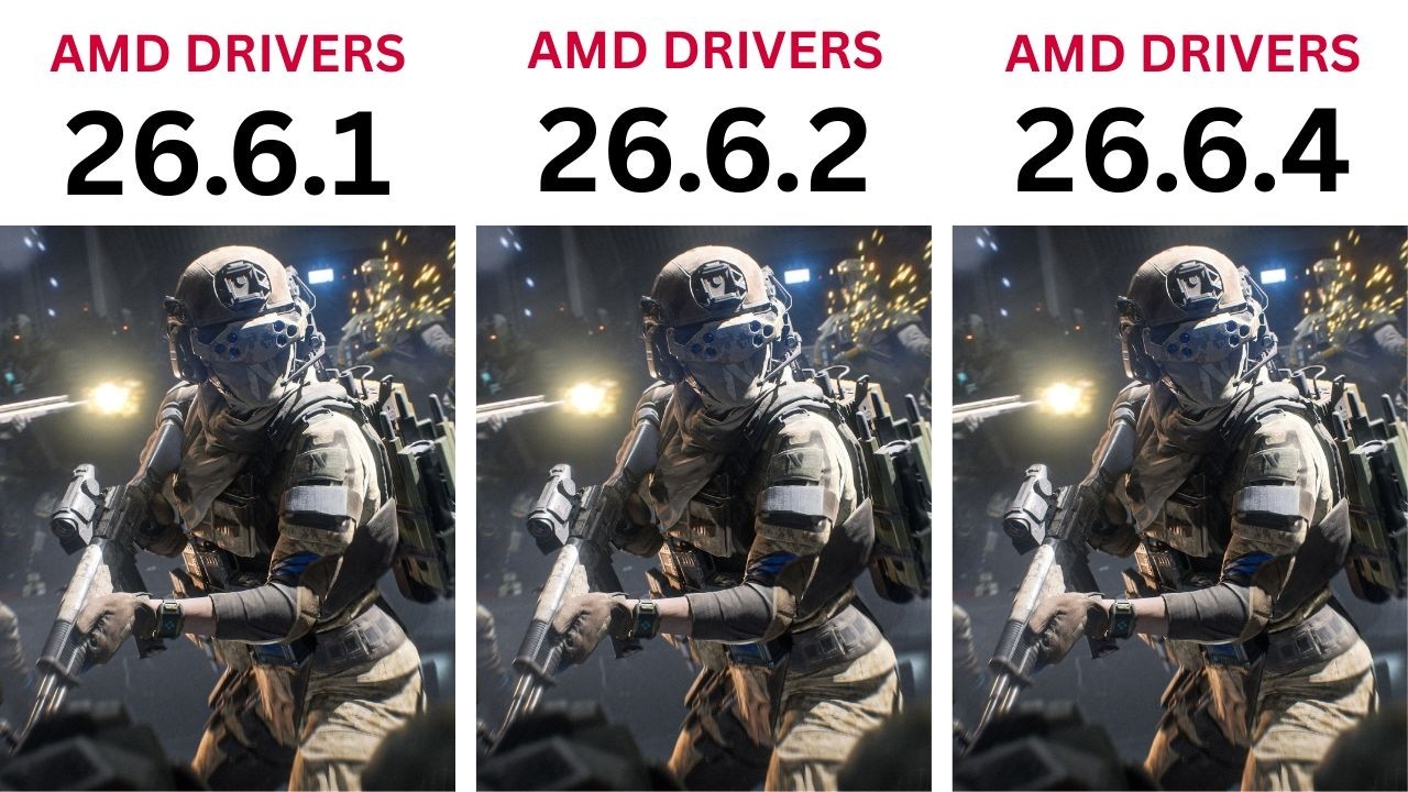 AMD Drivers Update 26.6.4 vs 26.6.2 Vs 26.6.1 AMD Adrenalin Edition 26.6.4 New update