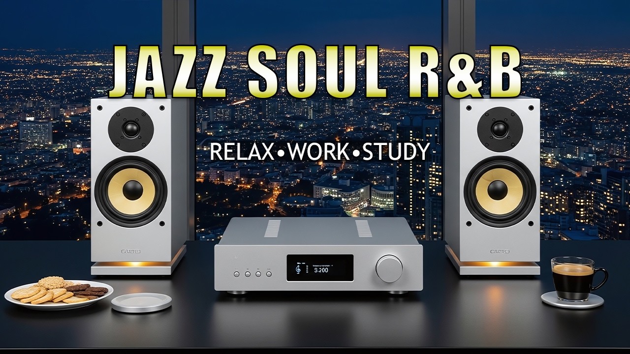 Smooth Jazz & Soulful R&B 🎧 – Relaxing Instrumental Music for Stress Relief & Focus ✨