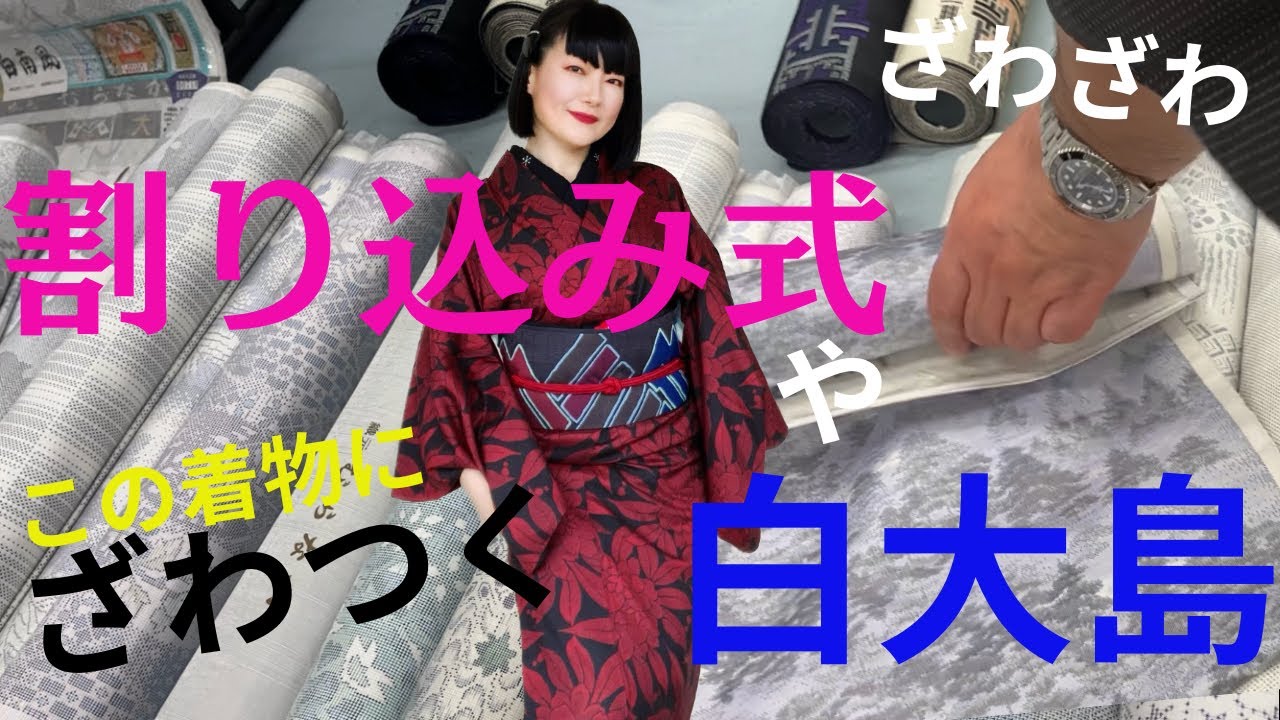 【大島紬】着物初心者が貴重な大島紬を着たら帰りたくなりました😱大島つむぎコレクション2024 #ばーちー京都