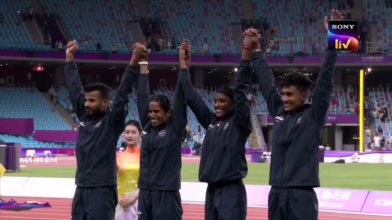 4x400m Mixed Relay Final - Athletics - Hangzhou 2022 Asian Games