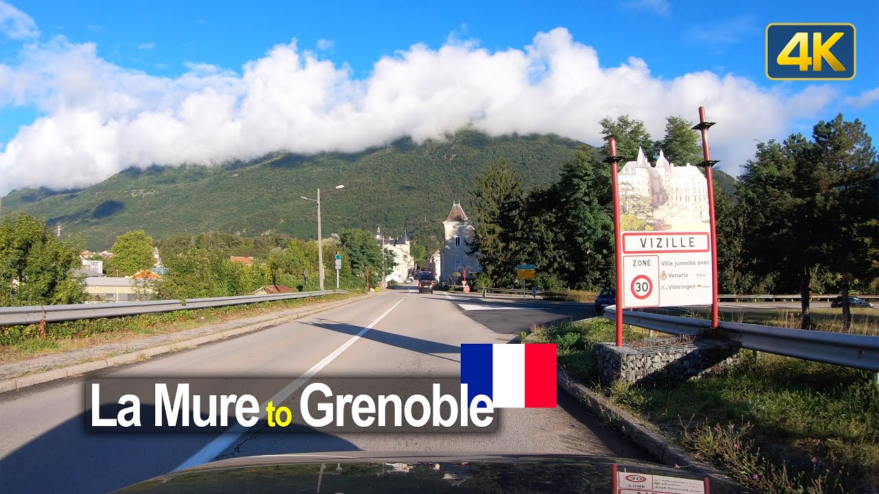 Driver's View: La Mure to Grenoble, France 🇫🇷