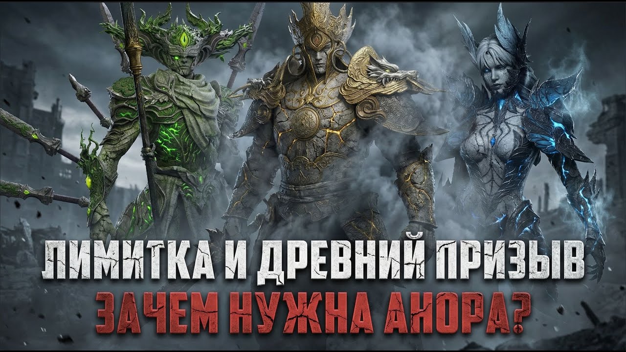 ПОЧЕМУ НЕЛЬЗЯ ПРОПУСКАТЬ АНОРУ? БАННЕРЫ ДРЕВНЕГО ПРИЗЫВА! #watcherofrealms