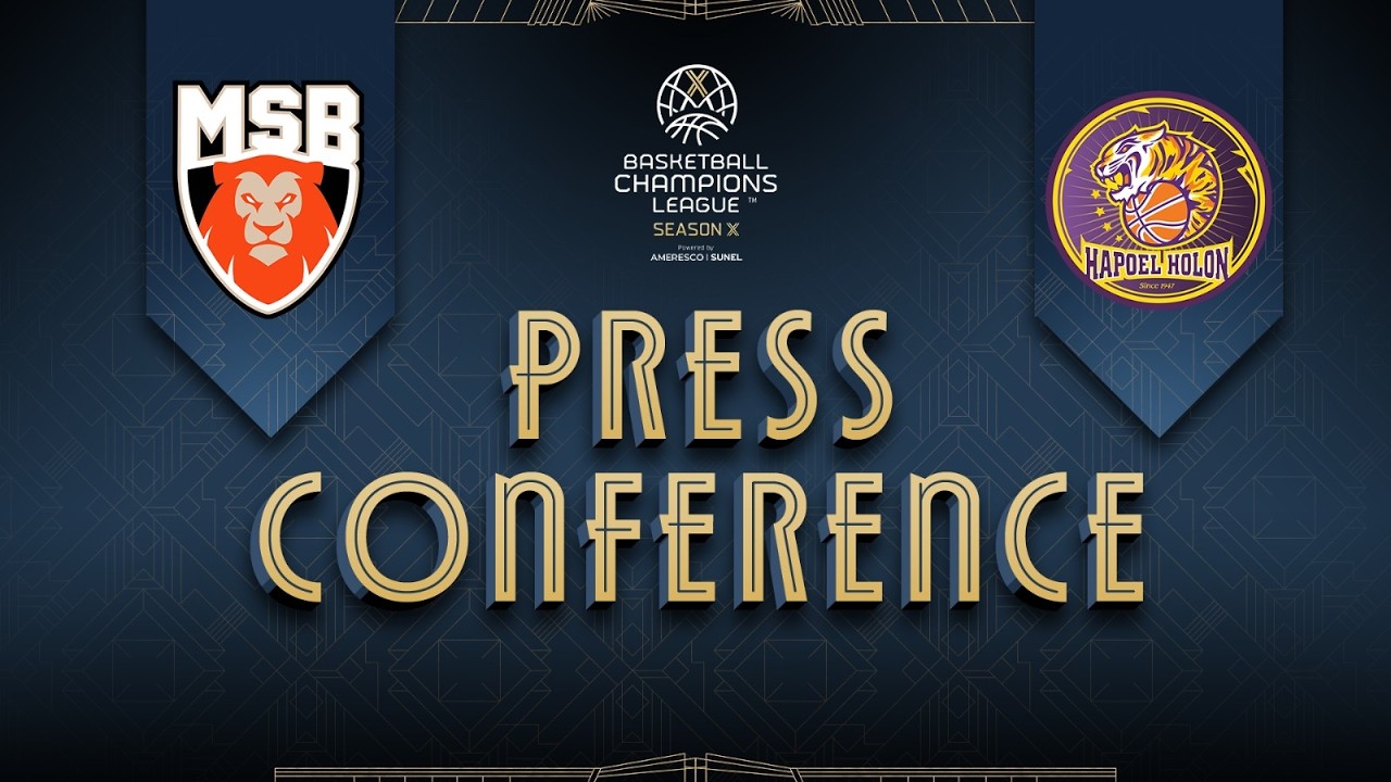 LIVE - Le Mans Sarthe Basket v Hapoel Netanel Holon - Press Conference | #BasketballCL 2025-26