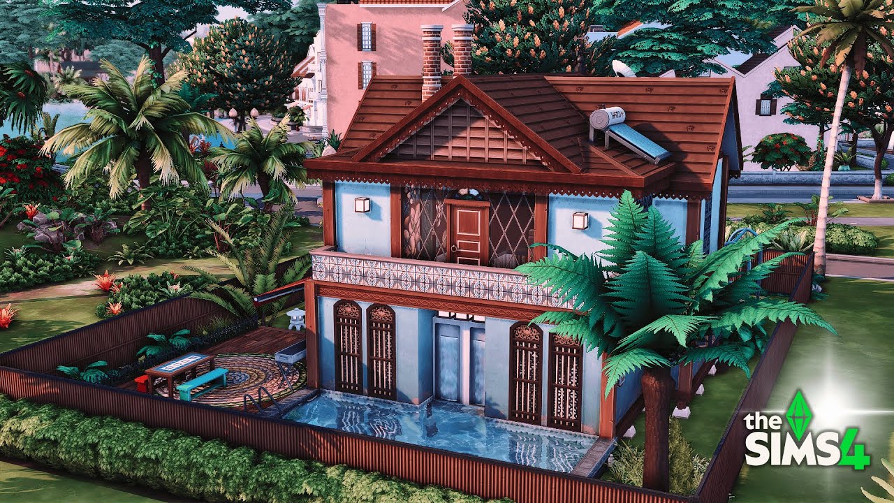 Villa Solis | Tomarang | The Sims 4 | Speed Build | No CC