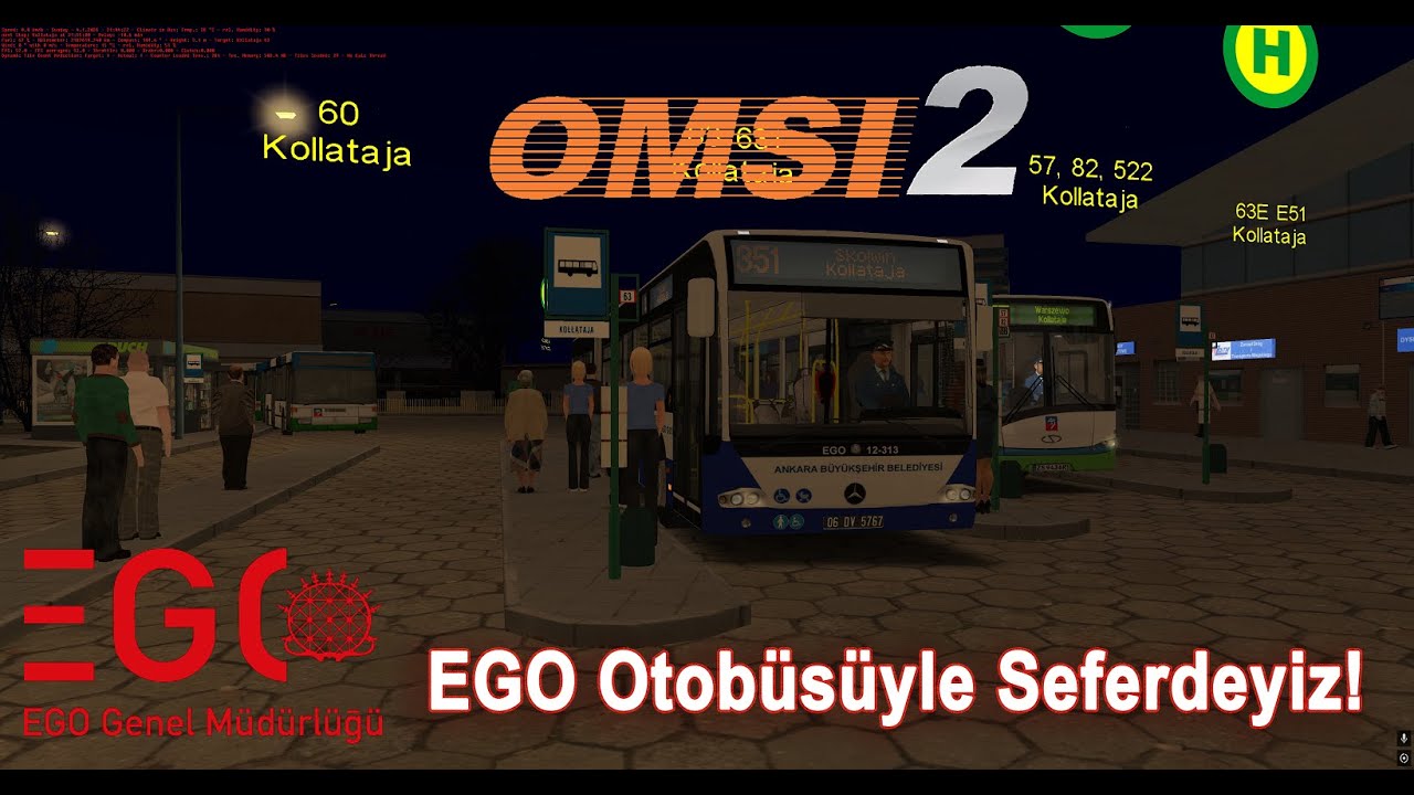 OMSI 2 - EGO Otobüsüyle Seferdeyiz! #10 - Fikcyjny Szczecin Line 63