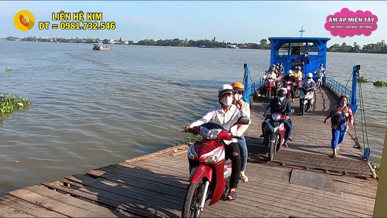 Bến Đò Vàm Xáng Cây Dương - Châu Phú Sang Phú Tân, An Giang