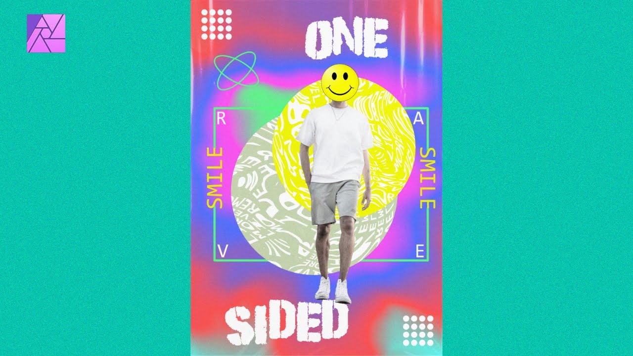 90s Rave Poster in Affinity Photo