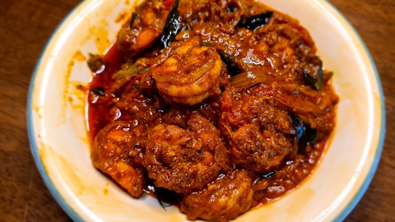 SOUTH INDIAN PRAWN MASALA RECIPE #SIMPLE & EASY