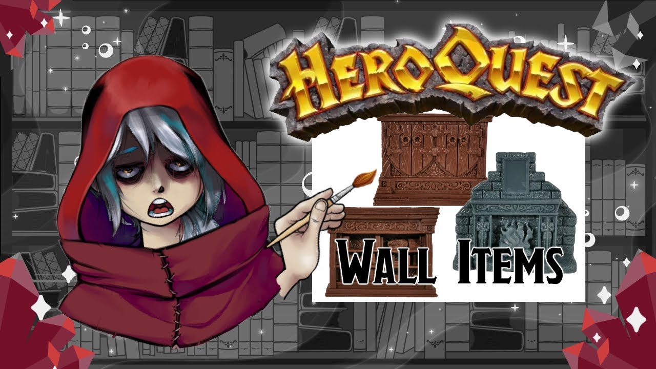 Руководство по покраске Hero Quest. Эпизод 3 — Настенные предметы