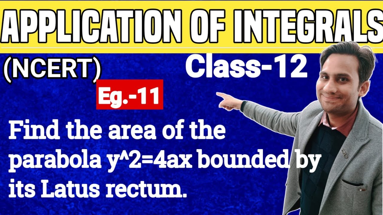 Find the area of the parabola y^2=4ax bounded by its latus rectum.
