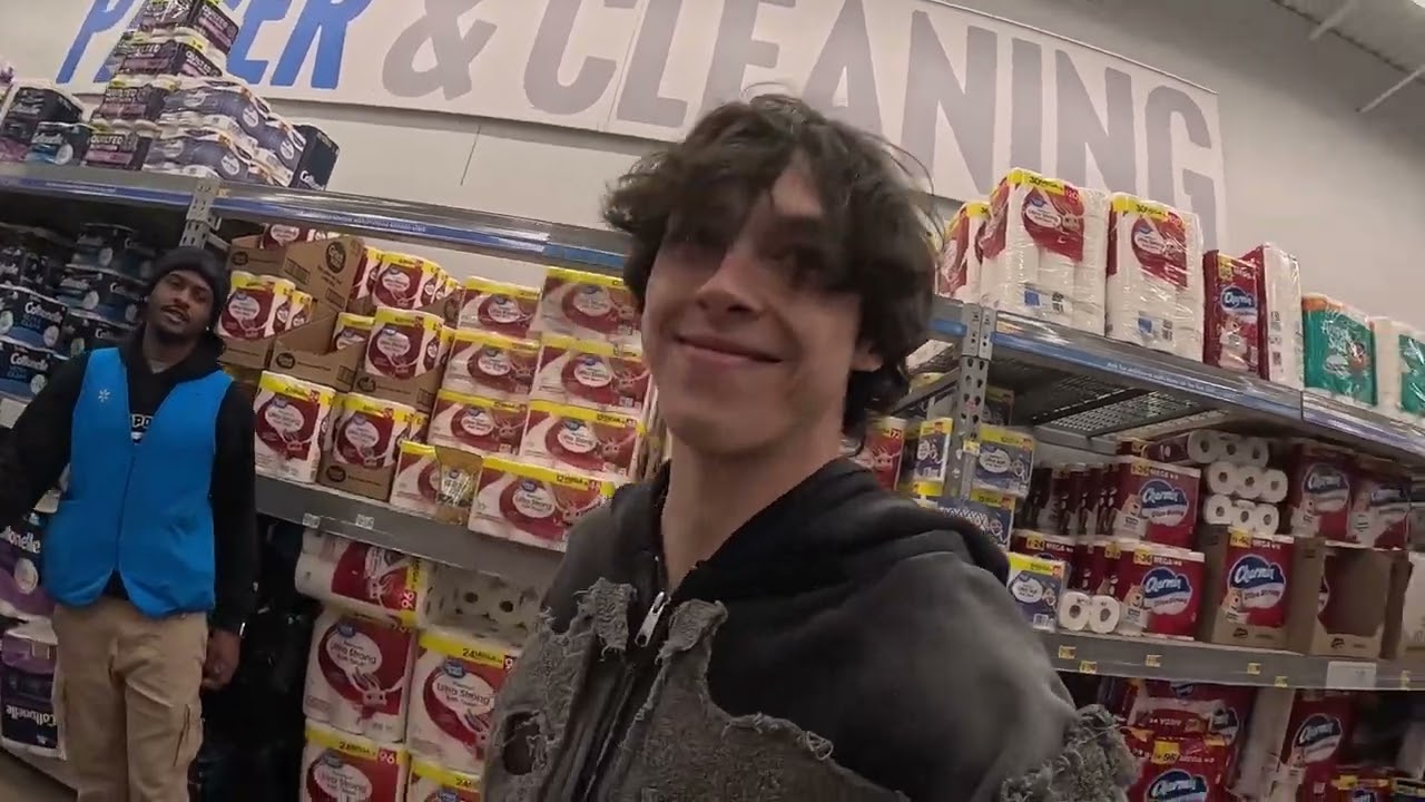 Smoking In Walmart Super Center