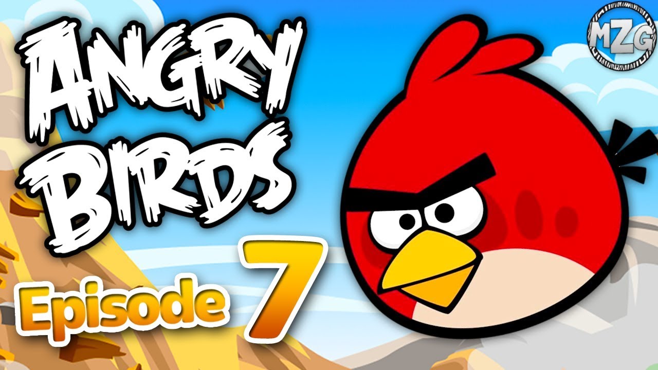 Angry Birds Gameplay Walkthrough Part 7 - Danger Above Levels 7-1 - 7-15