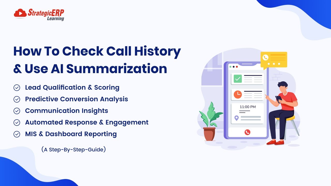How To Check Call History & Use AI Summarization I Step-by-Step Guide