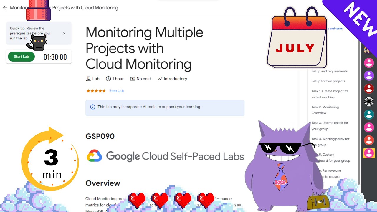 Monitoring Multiple Projects with Cloud Monitoring | #2025 | #GSP090 |#qwiklabs |Solution