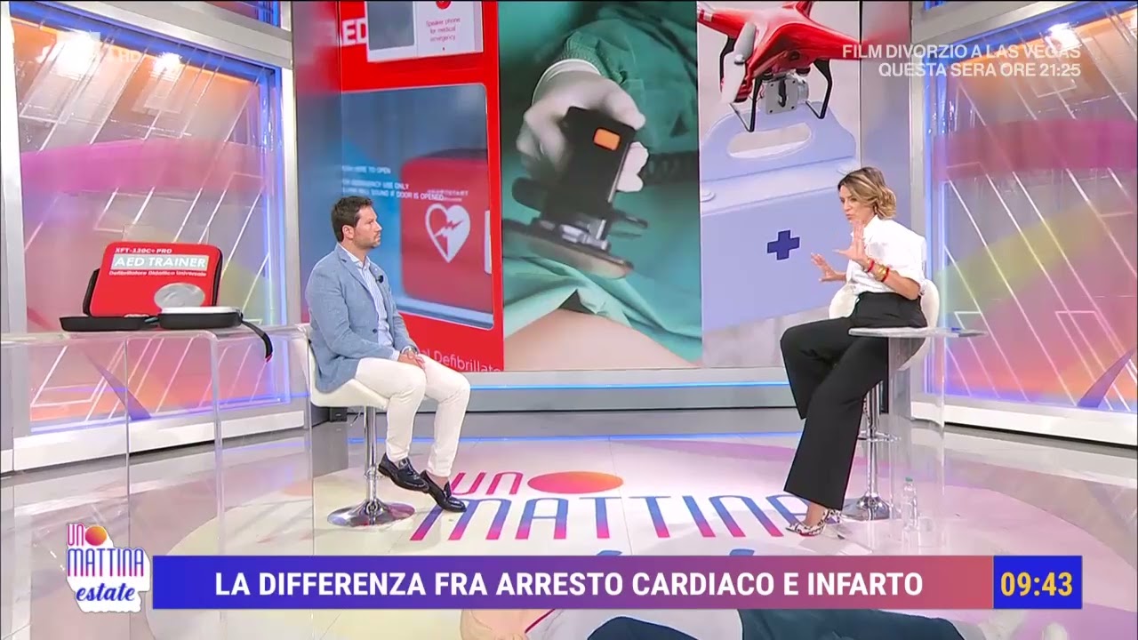 Dott. Fausto D'Agostino - UnoMattina Estate | Il Defibrillatore