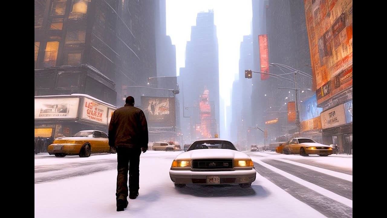 GTA 4 in 2024 | Enhanced Snow Mod | Undress to *** Mission
