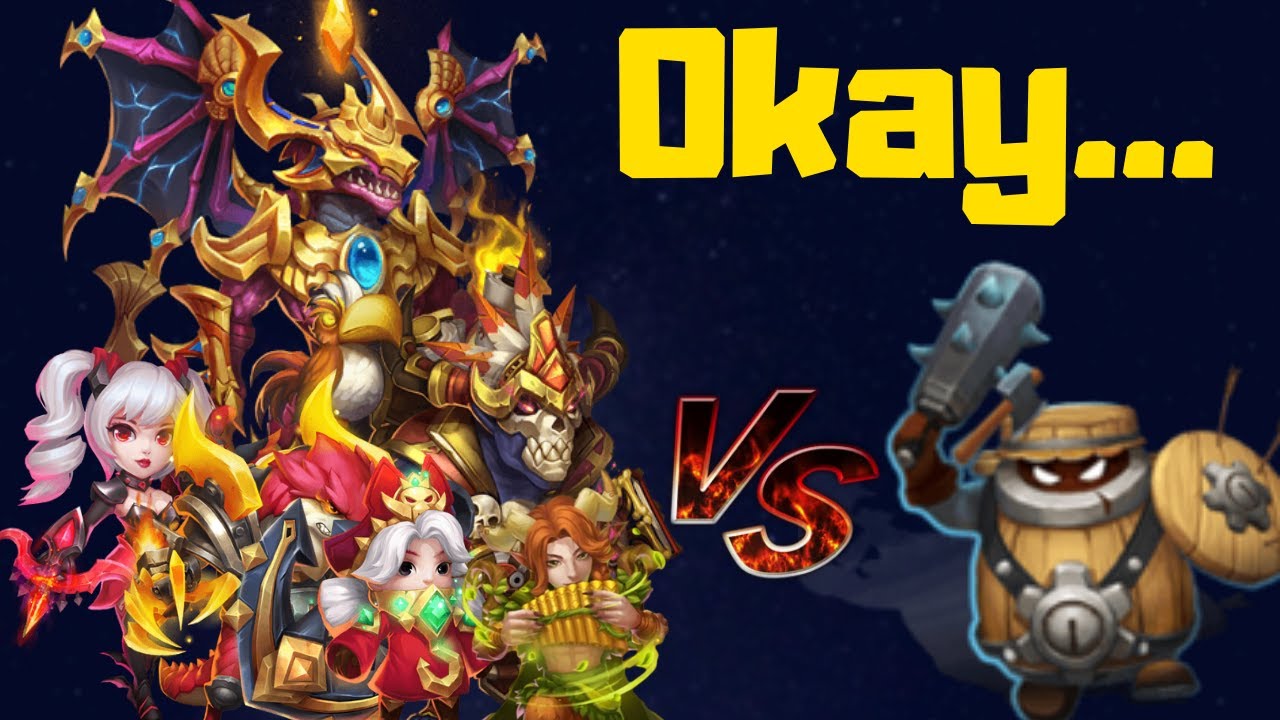 Marauder vs top Heroes | Castle Clash