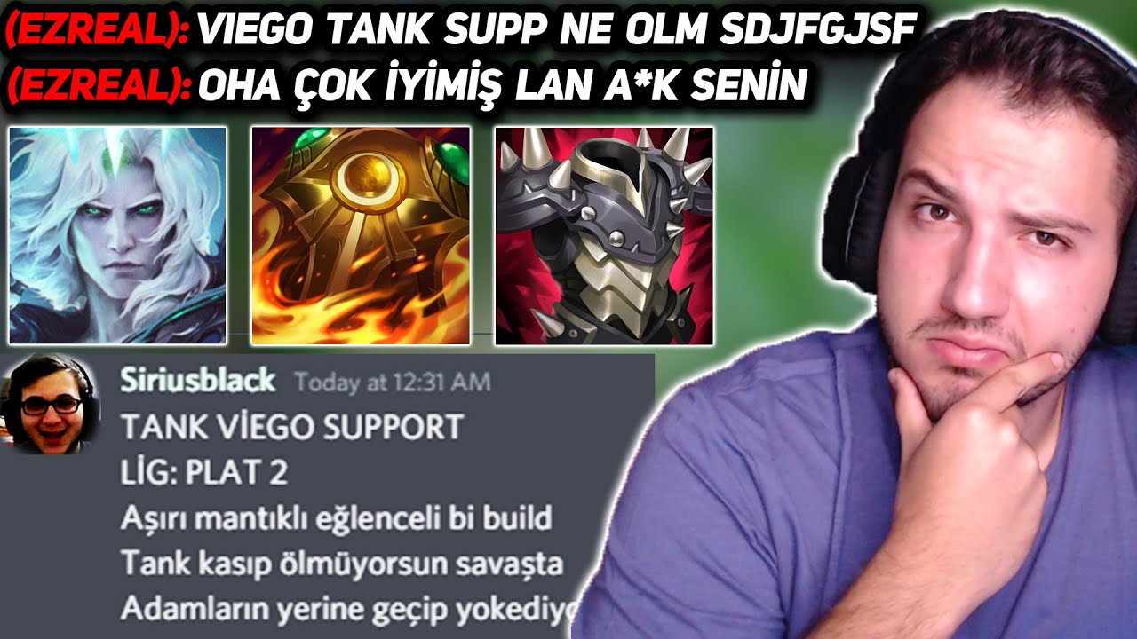 Plat İzleyicimin Tank Viego Support Buildi | Daha İyisi YOK 😮 | Sizden Gelenler#10 | KassadinsCreed