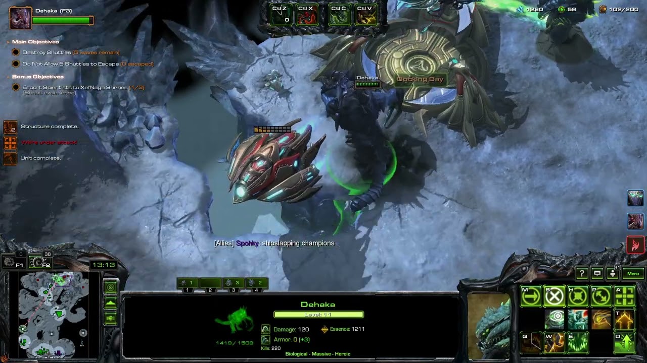 [SC2 Co-op] Void Launch Dehaka All Clear Solo in 8:41 (Brutal Difficulty)