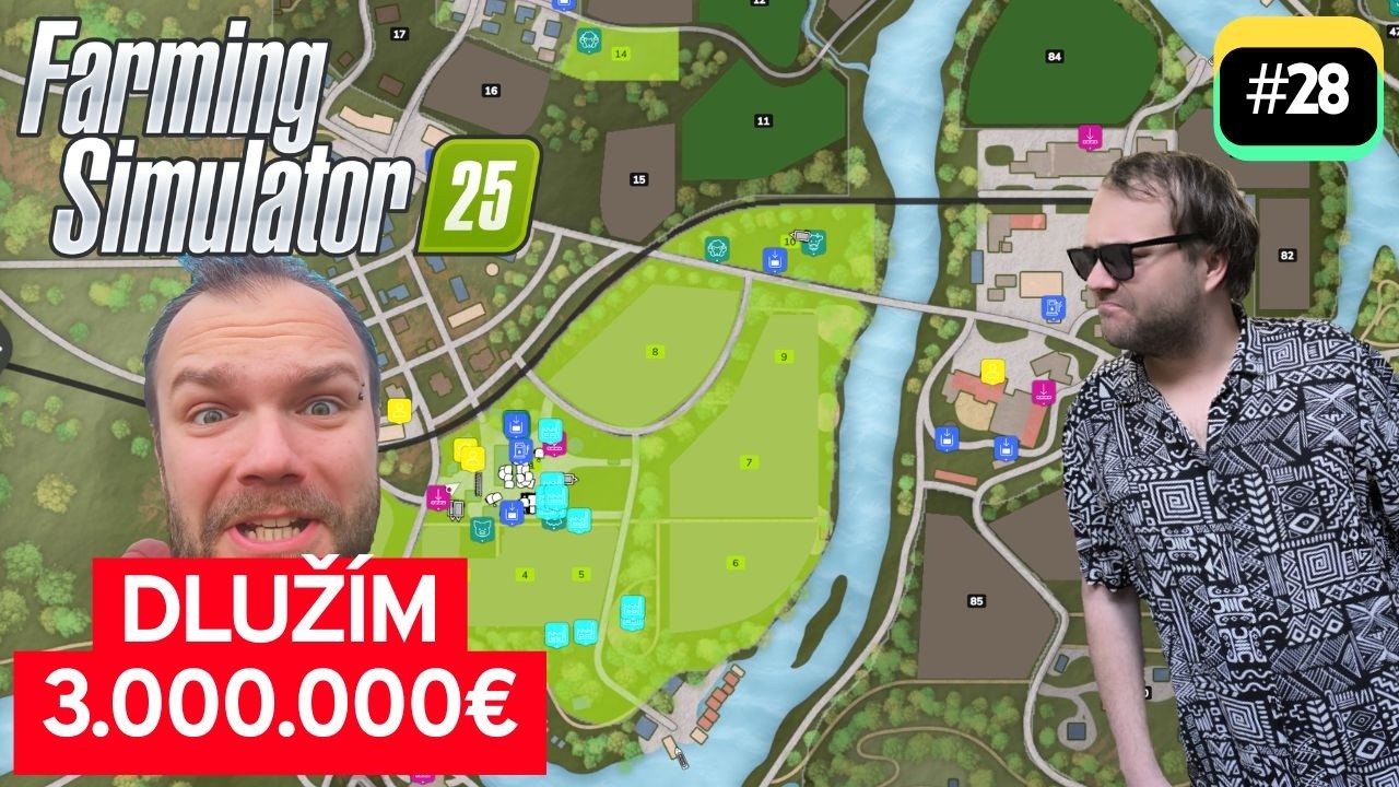 DLUŽÍM 3.000.000€, tak JDU MAKAT! 💚 (28. díl) | Farming Simulator 2025