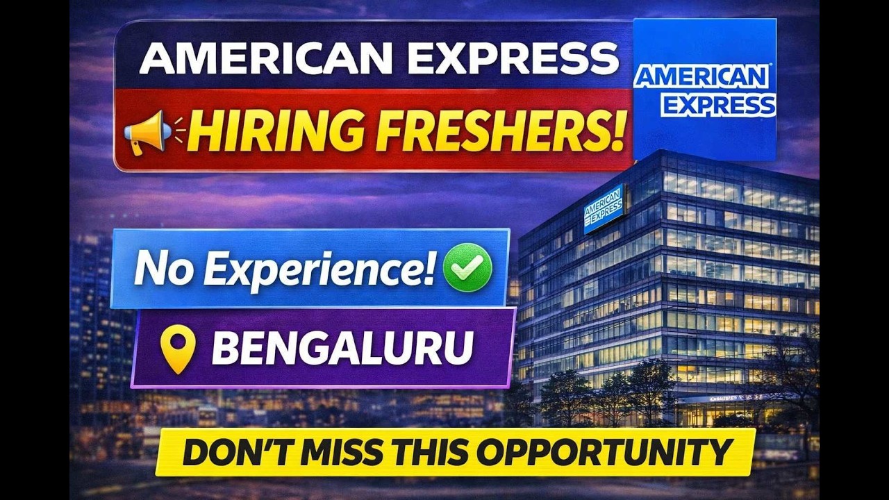 Big Opportunity 💼 American Express Apprentice Hiring 2025 | Freshers Apply Now