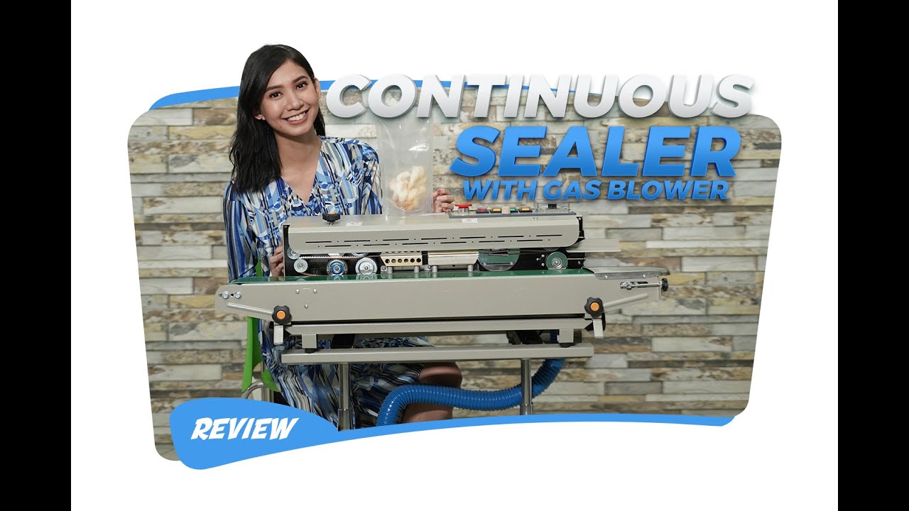 REVIEW CONTINUOUS SEALER GAS - COCOK BANGET BUAT KEMASAN ROTI DAN SNACK