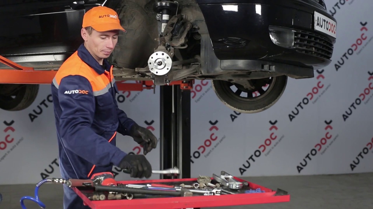 Como substituir a rolamento da roda da frente no OPEL ZAFIRA A [Tutorial]