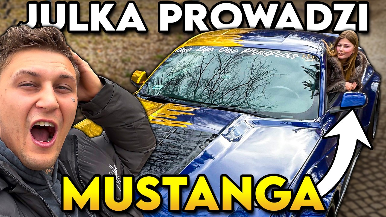 DAŁEM SIOSTRZE PROWADZIĆ MUSTANGA PO ULICY 😳