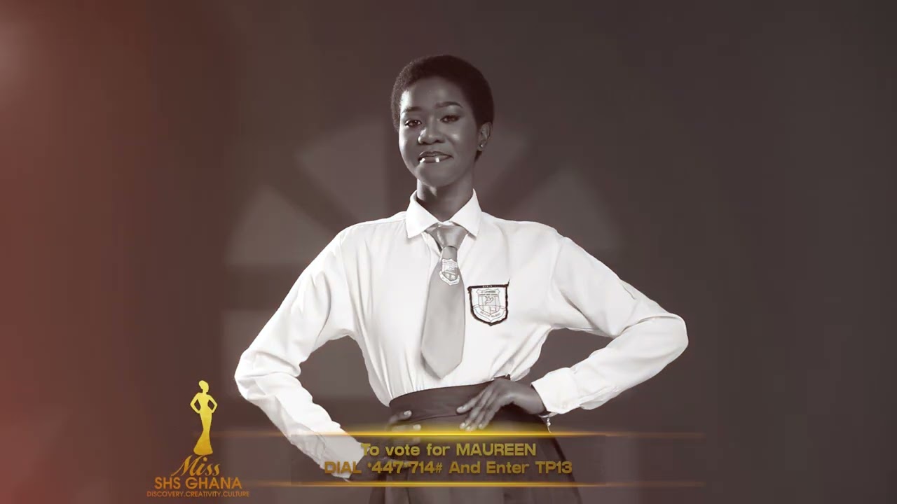 Maureen  from St Catherine Girls SHS & Ashanti Region representative at this year’s Miss SHS Ghana.