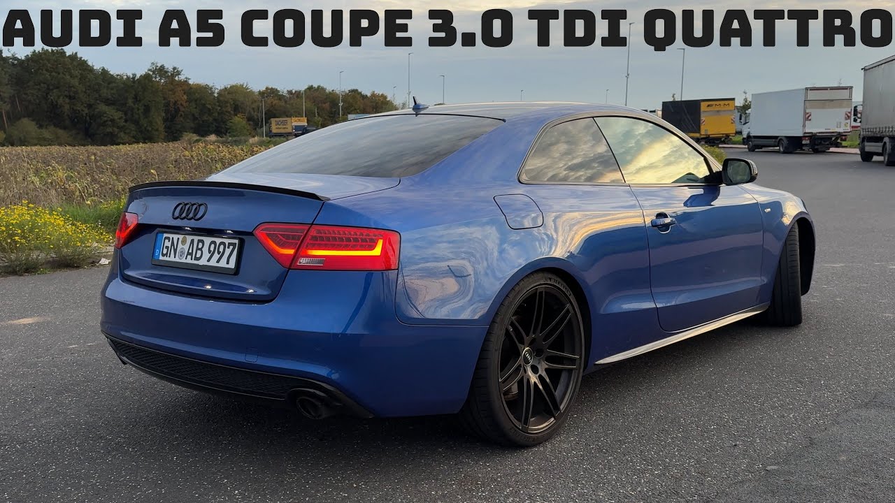 My Audi A5 Coupe 3.0 TDI Quattro In Sepang Blue (Cinematic Walkaround)