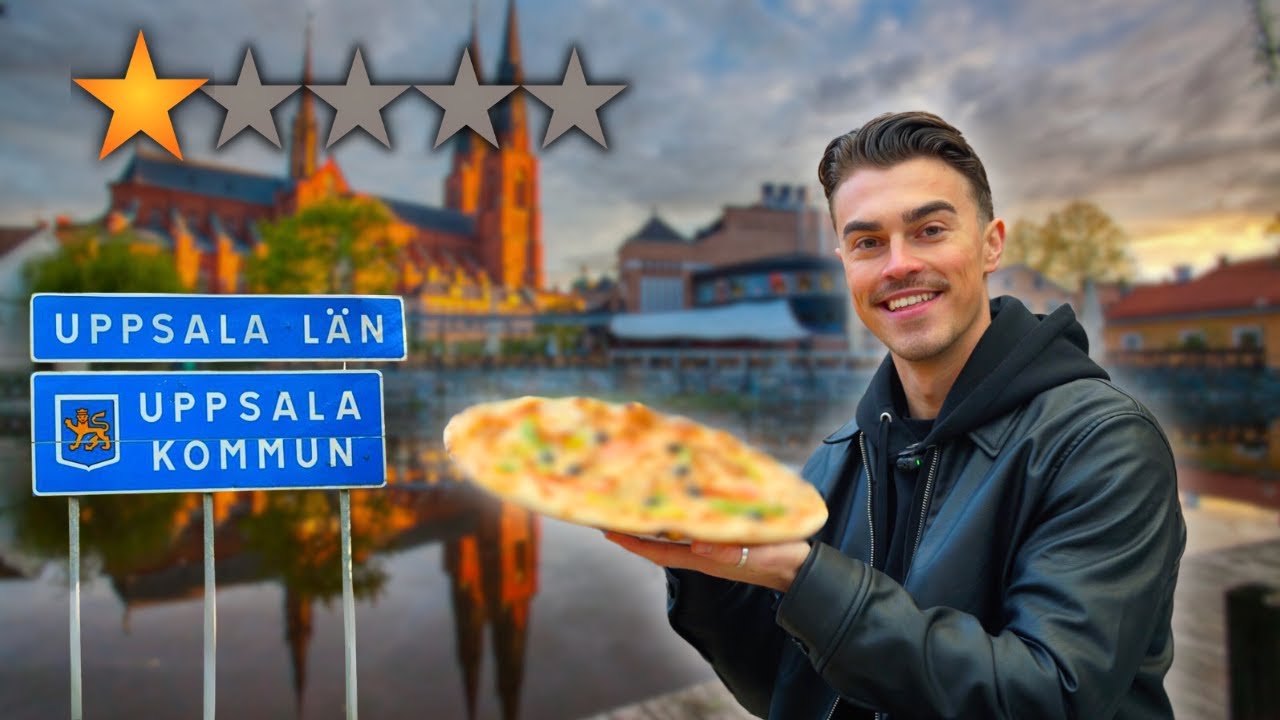 TESTAR de 3 SÄMSTA restaurangerna i UPPSALA! (Pizza, Pasta, Sushi)