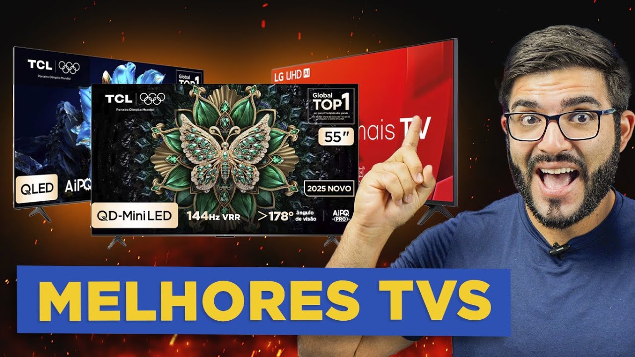 SEM MEDO! 5 Melhores Smart TVs para comprar na  Black friday de 2025 (Qualidade e confian&ccedil;a)