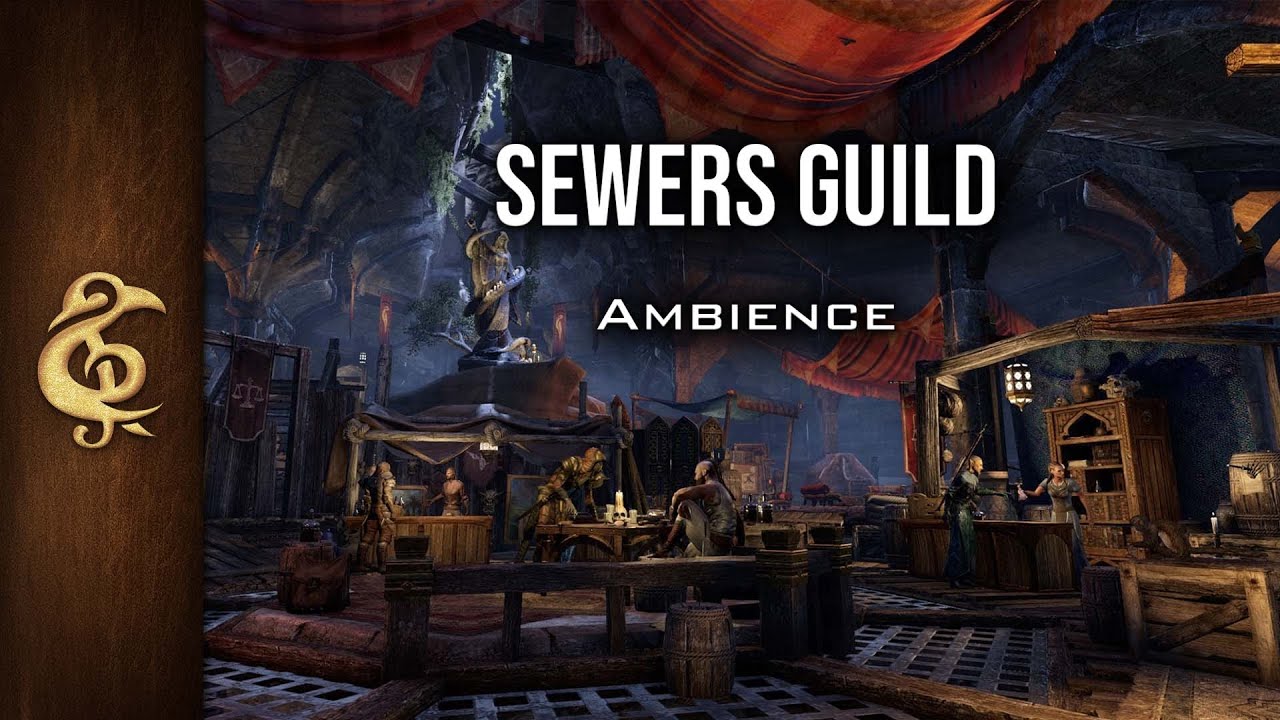 Sewers Guild | Thieves Ambiences (Noisy version) | 1 Hour