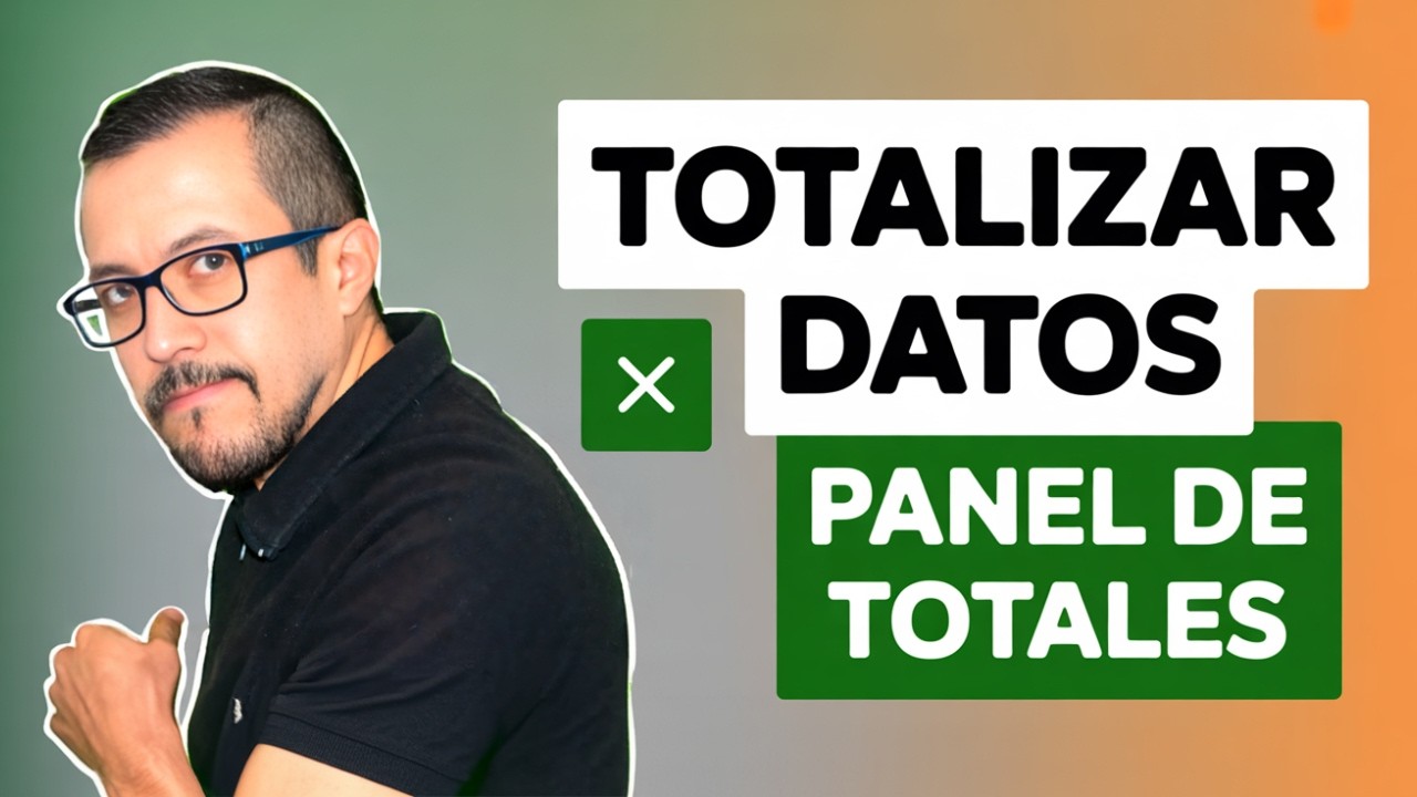 ¿Cómo totalizar datos de varias hojas en Excel fácil y rápido? Panel de totales.