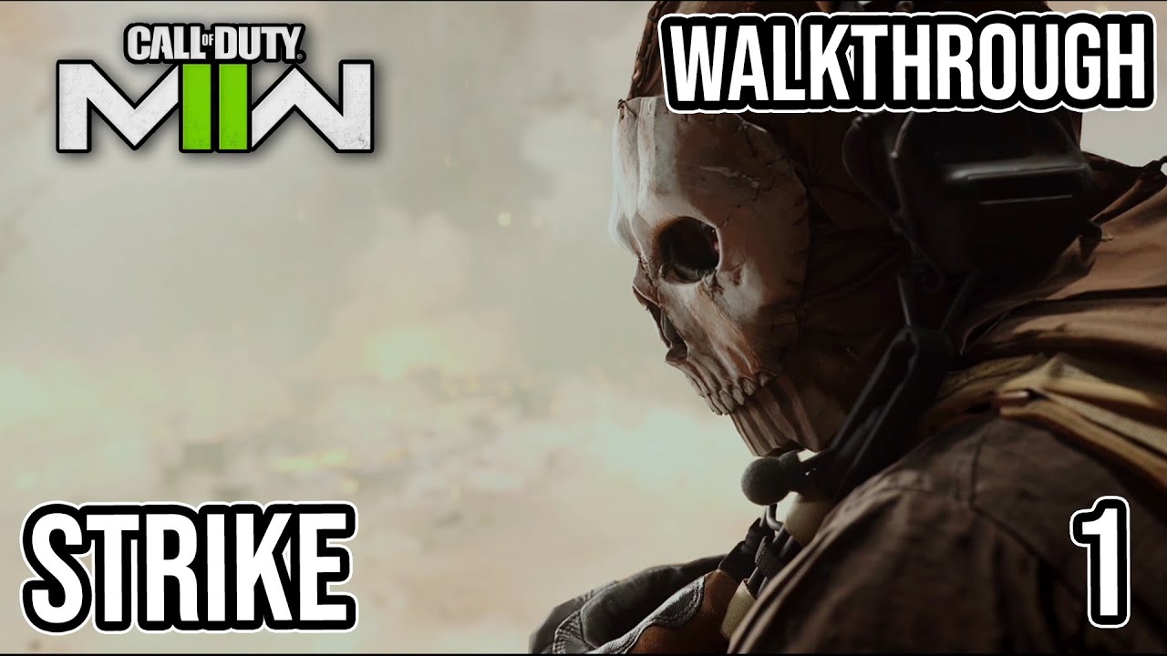Call of Duty Modern Warfare 2 STRIKE Mission Walkthrough - COD MW2 Campaign Walkthrough Part 1