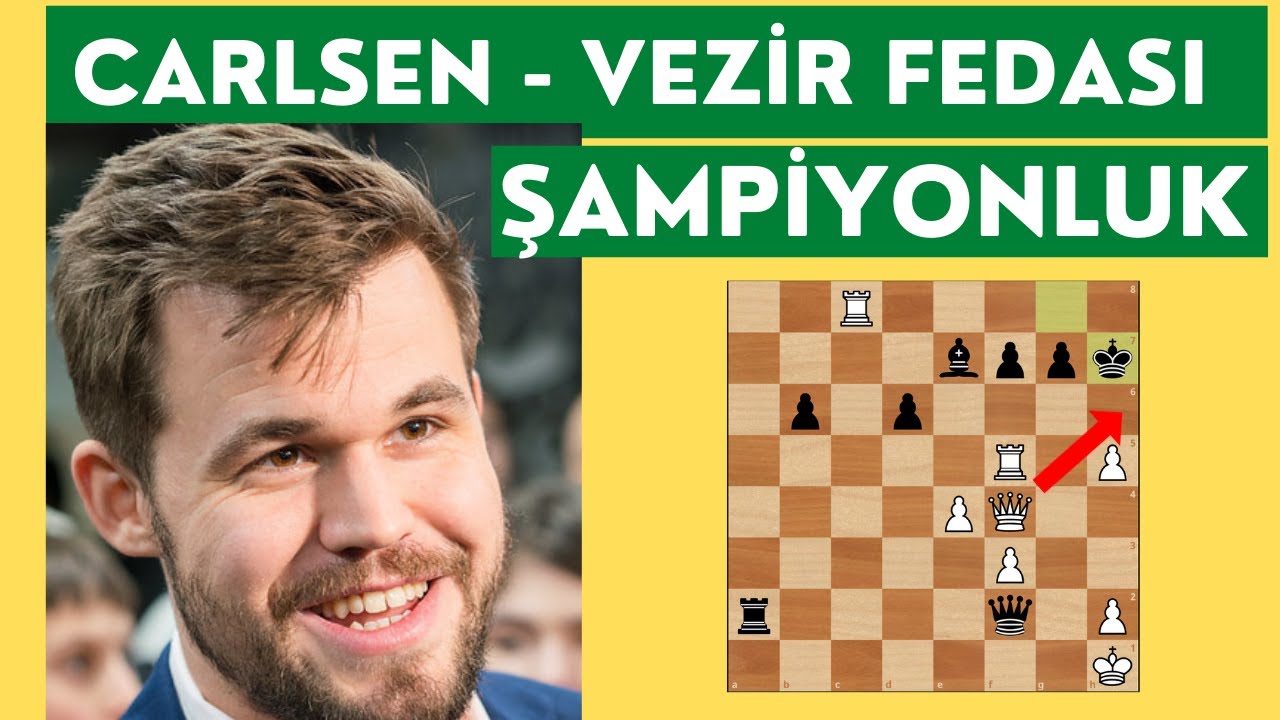 Carlsen'e Şampiyonluk Getiren Vezir Fedası