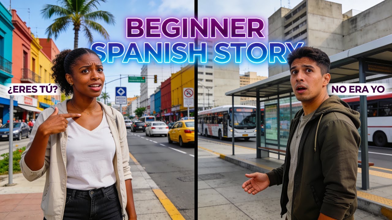 ¿Eres Tú? 😳 | Beginner Spanish Stories About Mistaken Identity
