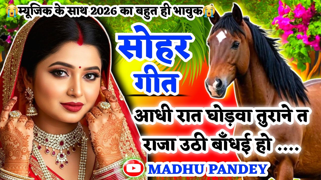 #Video Sohar geet-सोहर गीत|आधी रात घोड़वा तुराने त राजा उठी बाँधई हो|#sohar Bhojpuri Sohar #सोहर 