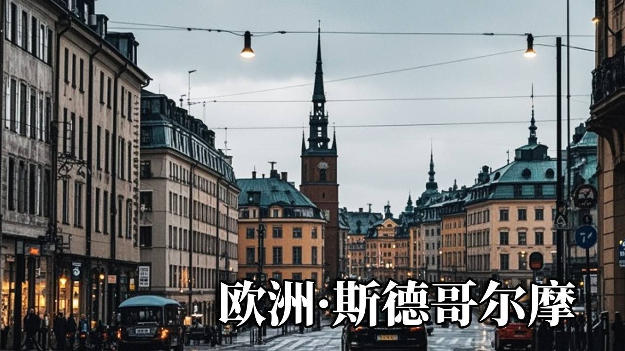 欧洲之旅——斯德哥尔摩，打卡地道瑞典肉丸，搭配雨中船游太绝了！【行走世界的北京老刘】