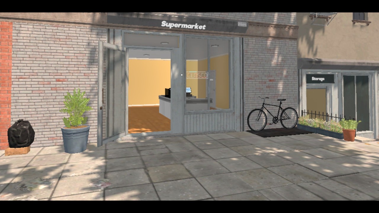 supermarket simulator فتحت سوبرماركيت في لعبة