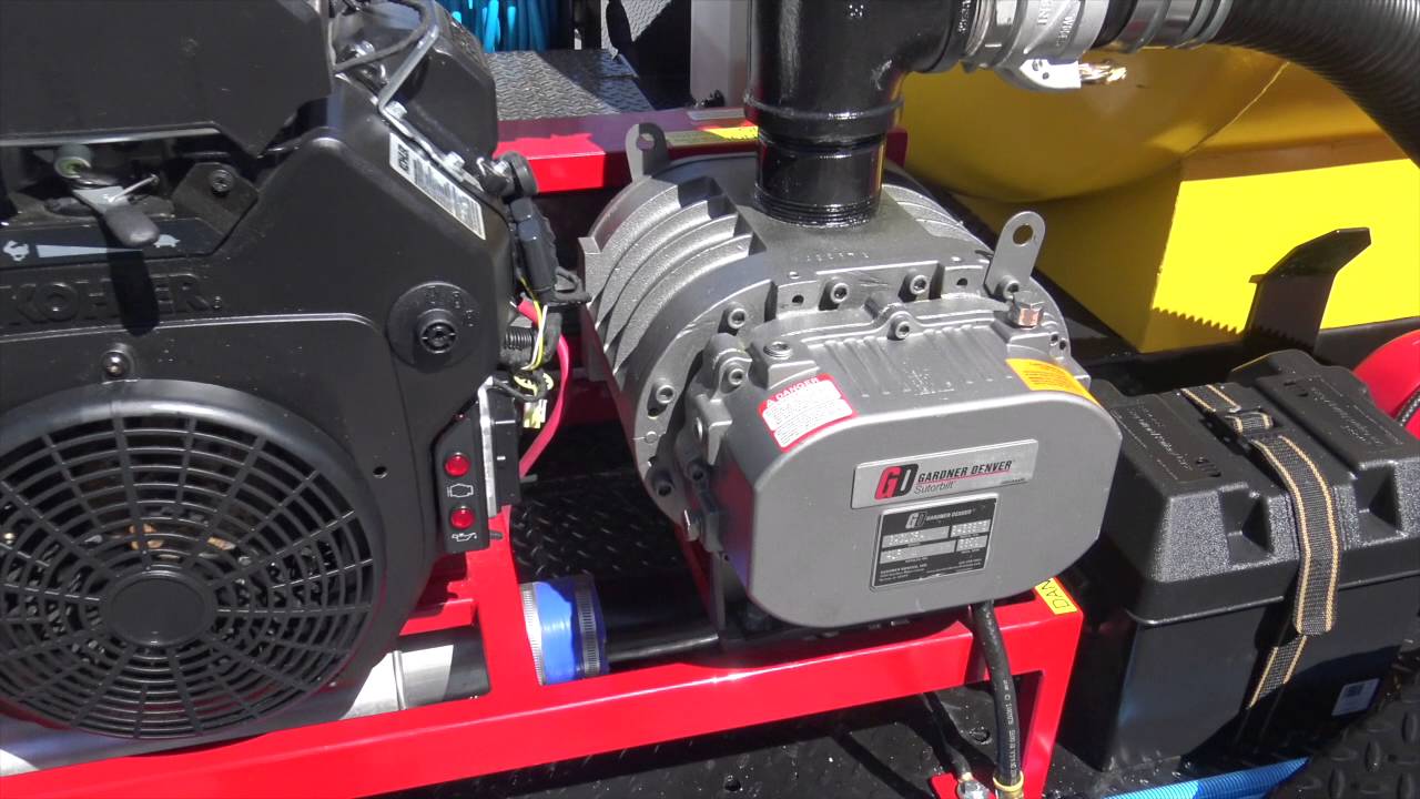 Sewer Drain Line  Jetter and Vacuum Trailer Mounted