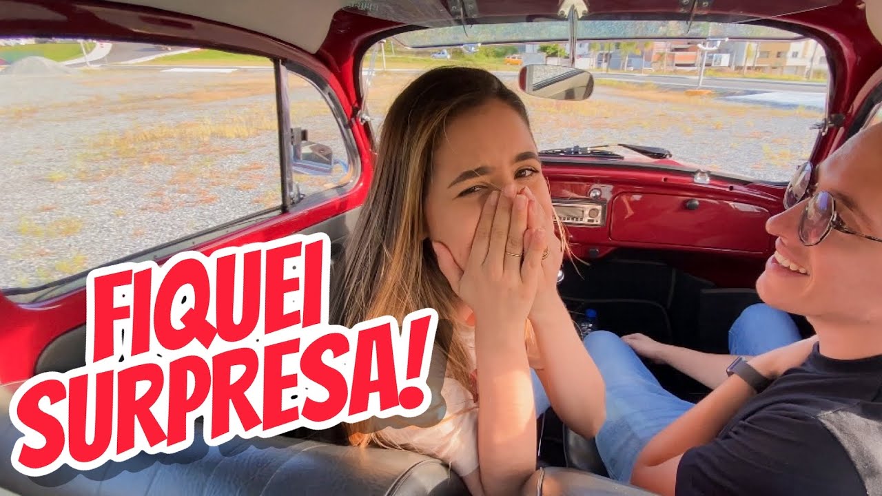 SUELLEN DIRIGIU O FUSCA PELA PRIMEIRA VEZ!