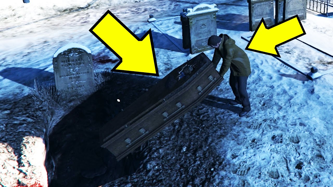 ماذا سيحدث إذا سبق مايكل ترايفر إلى قبر براد في جي تي أي 5 ؟ | GTA V Michael & Trevor