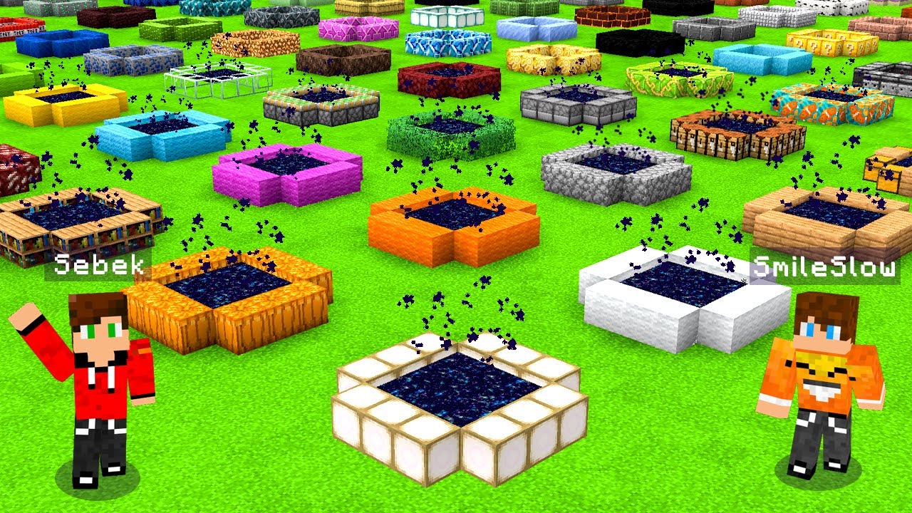 ODKRYLIŚMY 1000 PORTALI W JEDNYM MIEJSCU w Minecraft!