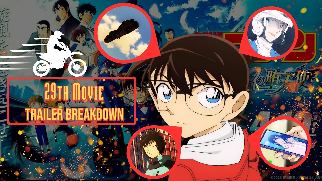Detective Conan 29th Movie Trailer Breakdown | Full Analysis & Hidden Clues Explained (Hindi)